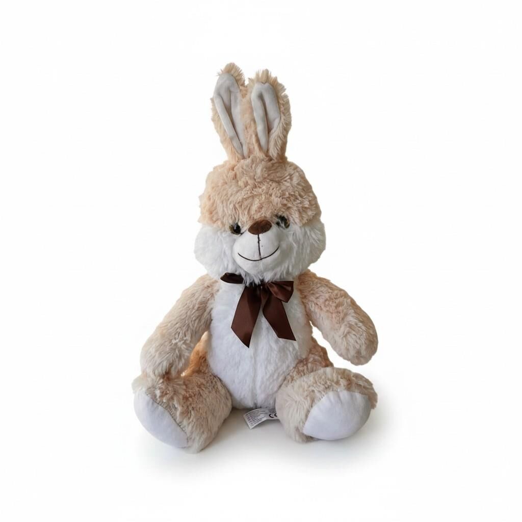 62884 PELUŞ 40CM RENKLİ PARLAK TAVŞANLAR PELUŞ OYUNCAK