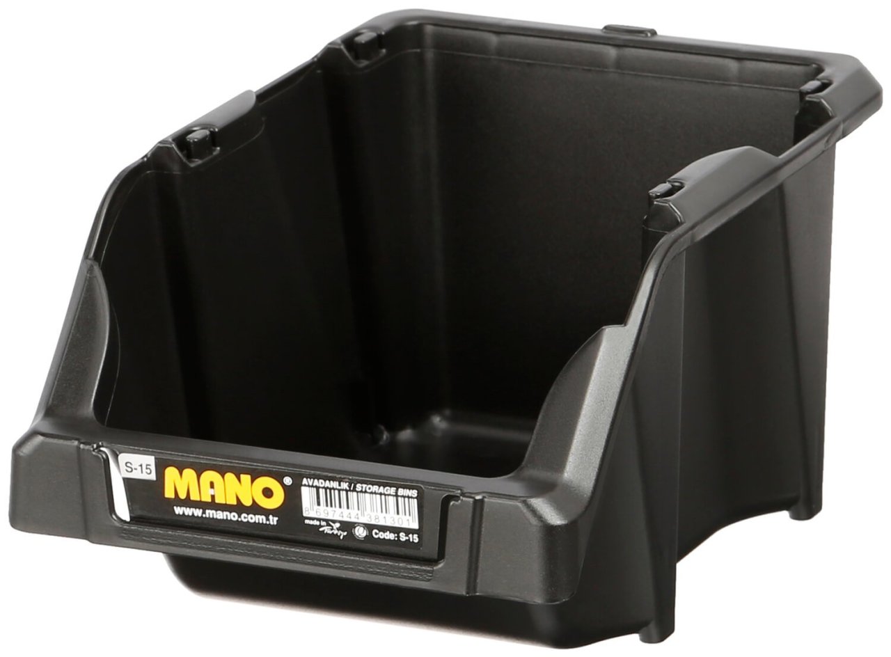 Mano Siyah Avadanlık S-15 125mm x 195mm x 90mm (60'lı Koli) Toptan Satış