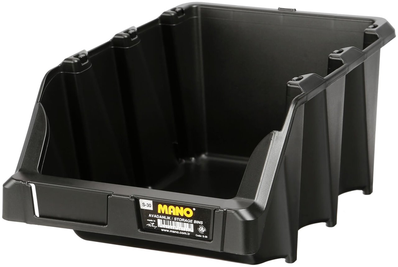 Mano Siyah Avadanlık S-30 217 mm x 360 mm 155 mm (30'lu Paket Halinde Satılır)