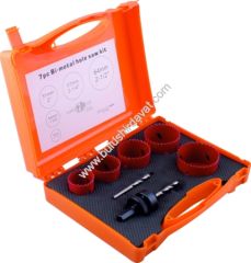 Bulmax 7pcs Kırmızı Bımetal Buat Set Bmx-2757 (2 Adet Gönderilir)