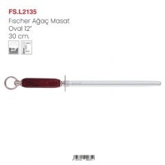 Fischer L2135 Oval Masat No:12 30 cm Ahşap Saplı