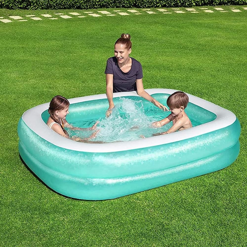 Bestway Büyük Dikdörtgen Aile Havuzu 201x150x51cm