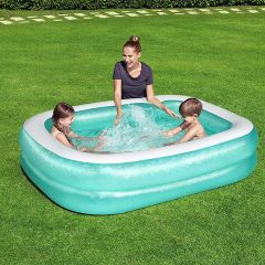 Bestway Büyük Dikdörtgen Aile Havuzu 201x150x51cm
