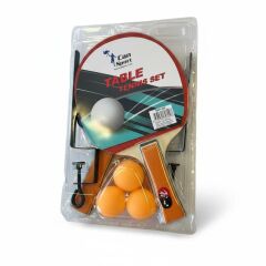 BSR-809 PVC DE PİNPON RAKETİ FİLE VE 3 TOP -CNT