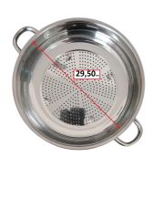 Paslanmaz Çelik Kulplu Süzgeç Makarna Süzgeci 2 Numara