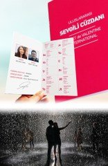 BUFFER® Sevgililer Günü Hediyesi Uluslarası Sevgili Aşk Cüzdanı Kırmızı