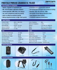 Zetcom FreeTalk Lisanssız Afet Deprem El Telsizi (Belge Gerekmez)