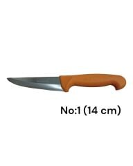 Gold Serisi 1-2-3 Numara Bıçak Kurban Bıçağı Seti & Bileme Aleti 3 Ağızlı