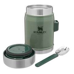 Stanley Klasik Paslanmaz Çelik Yemek Termosu Kaşıklı 0,40 LT Hammertone Green
