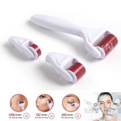 BUFFER® 3 Boy Titanyum 540 İğneli Cilt Yenileme Bakım Masaj Aleti Dermoroller