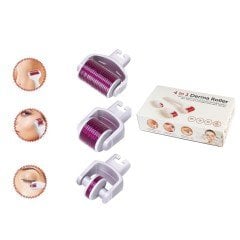 BUFFER® 3 Boy Titanyum 540 İğneli Cilt Yenileme Bakım Masaj Aleti Dermoroller