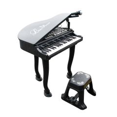 BAO-1403B 0237 Mikrofonlu 37 Tuşlu Mp3 Çalar Büyük Siyah Piyano