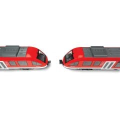 203748002 Dickie City Train

free wheel interior opening doors and roof 1 43