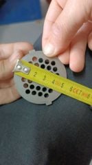 No 5 Ev Tipi Kıyma Makinesi Aynası 4mm Süzgeç
