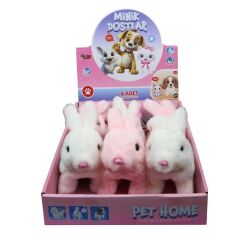 VRD10643 PELUŞ EVCİL TAVŞAN SESİ VE HAREKETLİ-VRD
