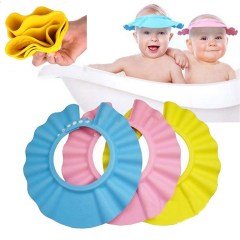 BUFFER® Ayarlanabilir Bebek Banyo Şapkası Pratik Küvet Şapkası Başlığı