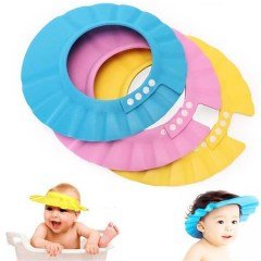 BUFFER® Ayarlanabilir Bebek Banyo Şapkası Pratik Küvet Şapkası Başlığı