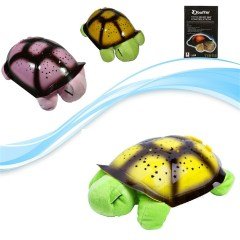 BUFFER® Işıklı Ninni Söyleyen Kaplumbağa Peluş Yeşil Çocuk Gece Lambası