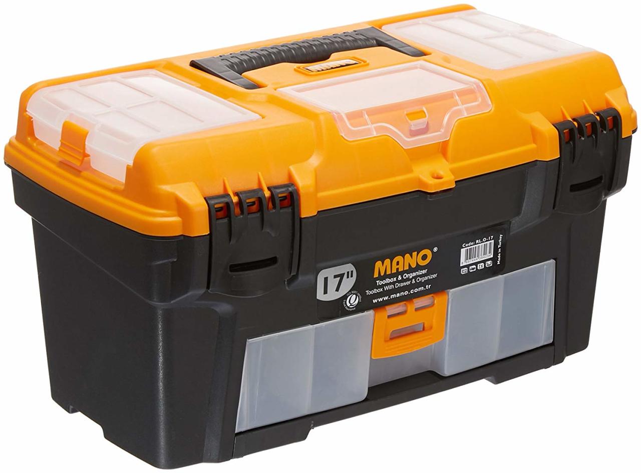 Mano Taşınabilir Organizerli Çekmeceli Takım Çantası RLO-17