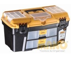 Mano Taşınabilir Organizerli Çekmeceli Takım Çantası RLO-21   534mm x 291mm x 280mm