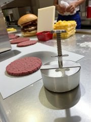 Yaylı Hamburger Presi Köfte Basma Kalıbı 12 Cm İnce Paslanmaz Çelik 100-130 gr