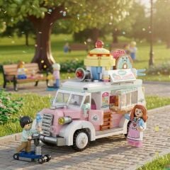 LZ1738 LOZ  ÇÖREK ARABASI  BLOCK OYUNCAK 583 PARÇA