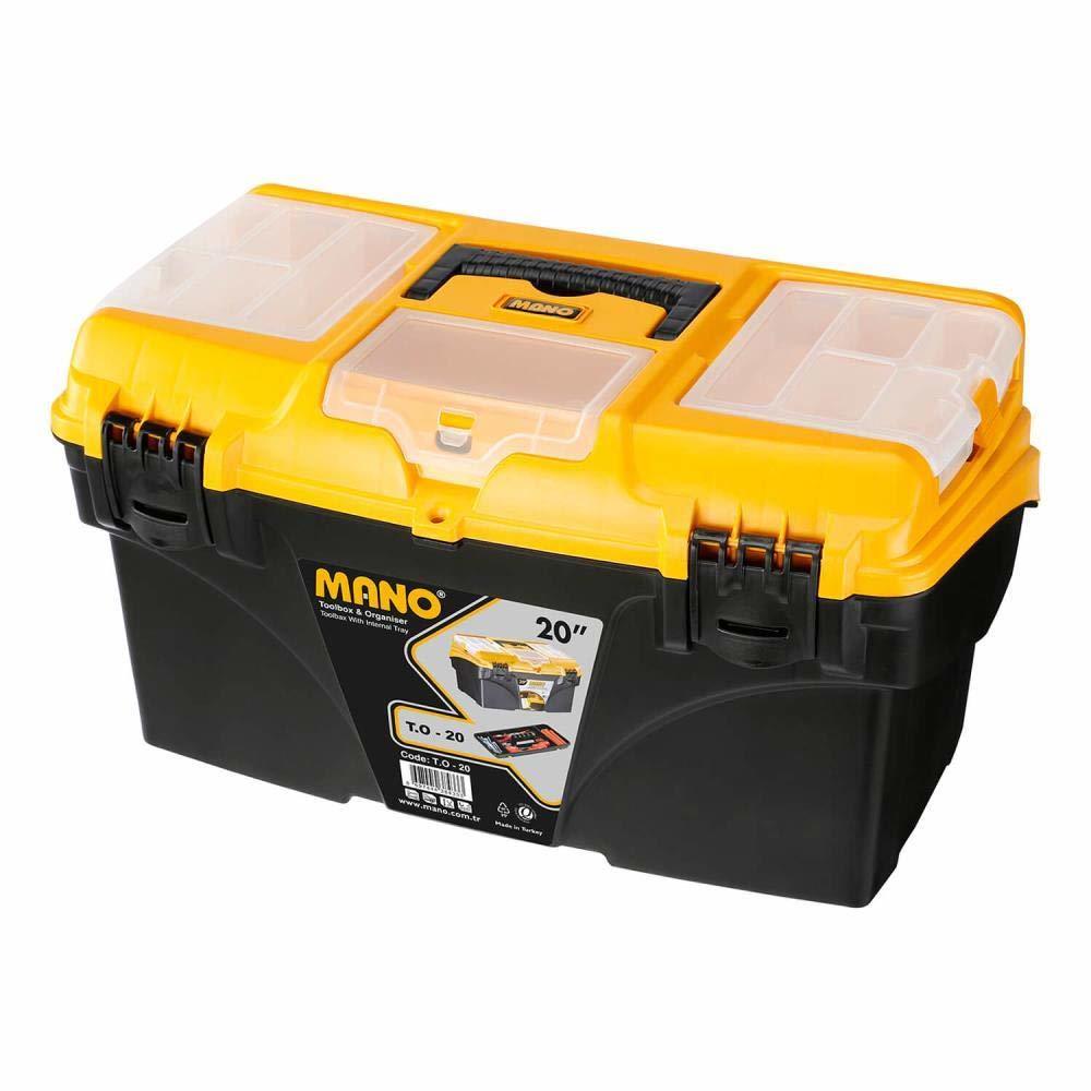 Mano İç Hazneli Takım Çantası TO-20  394mm x 213mm x 215mm