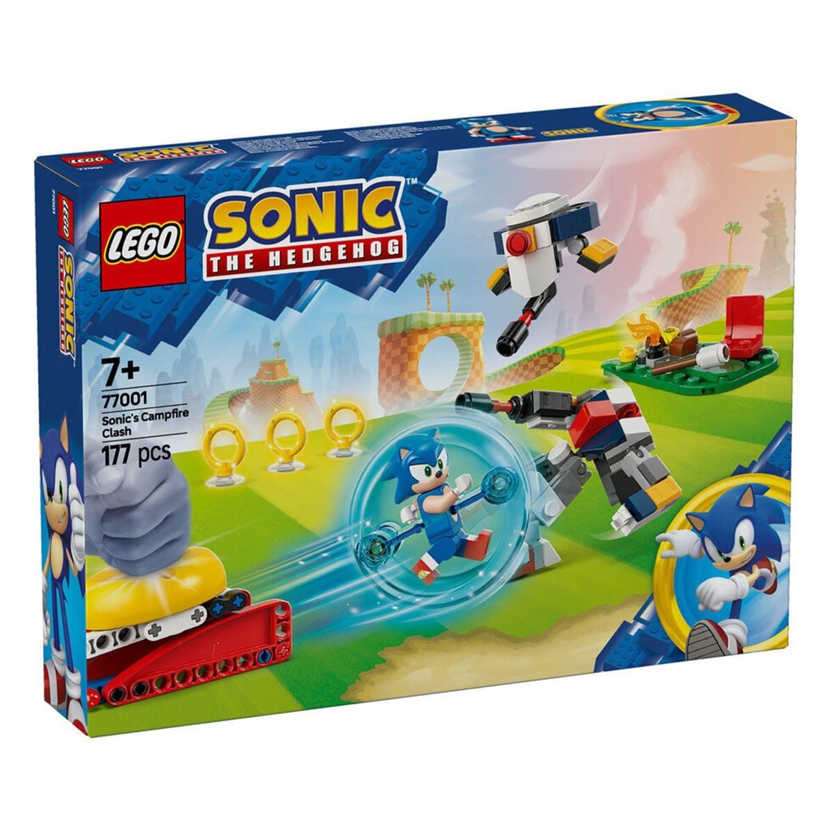 77001 Lego Sonic the Hedgehog Sonicin Kamp Ateşi Çarpışması 177 parça +7 yaş