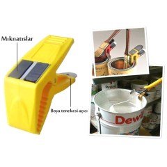 BUFFER® Damlatmayı Engelleyen Boya Fırçası Tutma Aparatı Standı Kıskaç Mekanizmalı
