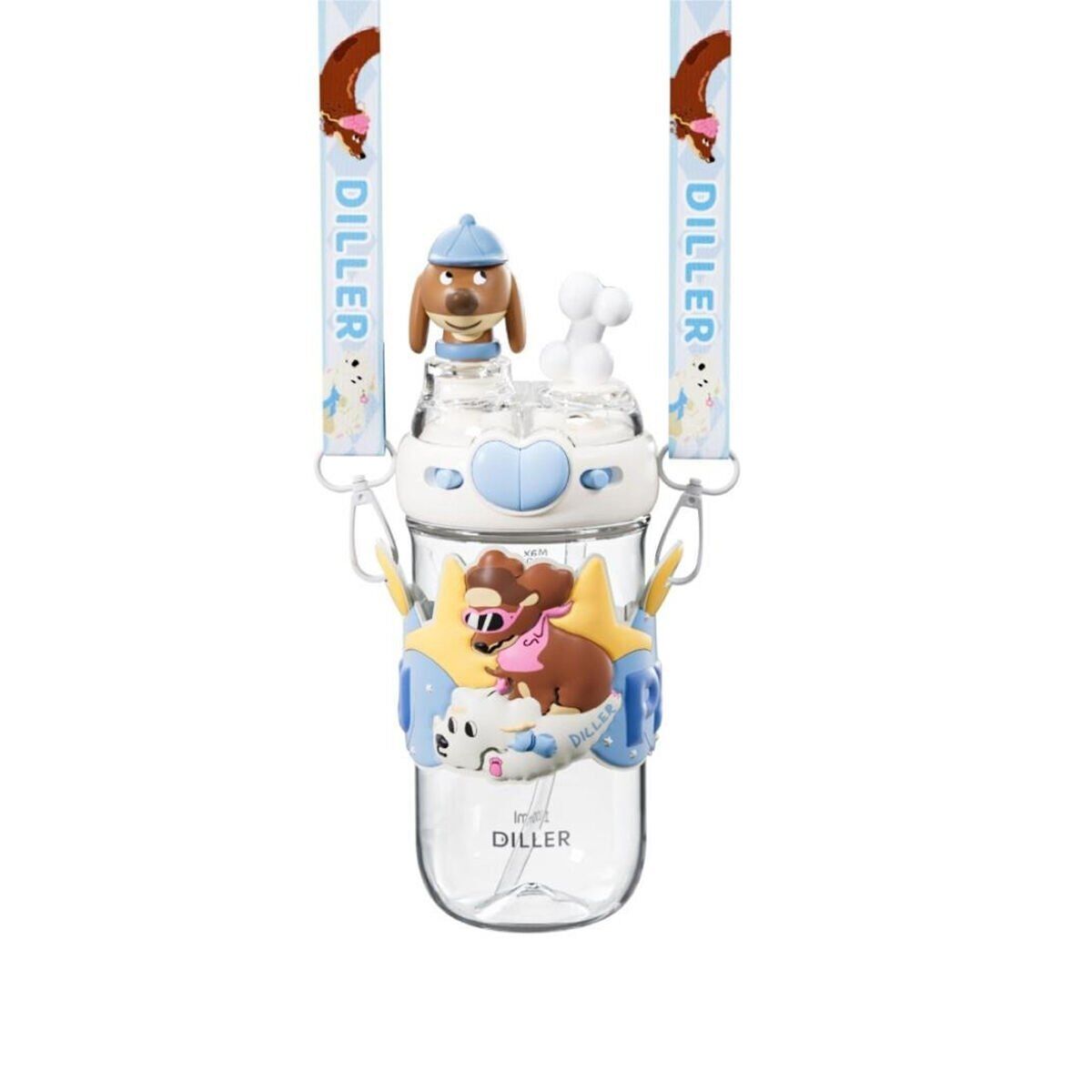 D2530 DILLER 580 ML BOYUN ASKILI TRITAN SU MATARASI