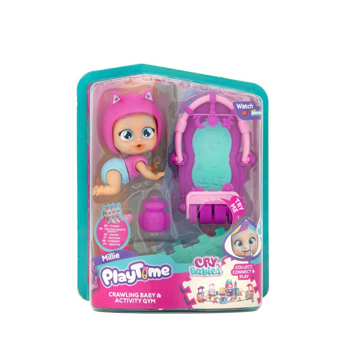 CYP04000 Cry Babies Play Time Mini Millie Bebek ve Aktivite Halısı