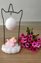 BUFFER® Işık Altında Sallanan Renk Değiştiren Unicornlu Gece Lambası