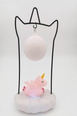 BUFFER® Işık Altında Sallanan Renk Değiştiren Unicornlu Gece Lambası