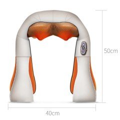 BUFFER® U Şeklinde Ovmalı Yoğurmalı Ayarlanabilir Isıtmalı Vücut Boyun Omuz Masaj Yastığı Üç  Fonksiyonlu