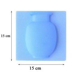 BUFFER® 3 Boyutlu  Su Hazneli Yapıştırılabilir Sihirli Silikon Vazo Kalıbı