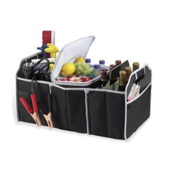 BUFFER® 3 Bölmeli Katlanabilir Araç Oto Araba Bagaj Düzenleyici Organizer