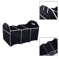 BUFFER® 3 Bölmeli Katlanabilir Araç Oto Araba Bagaj Düzenleyici Organizer