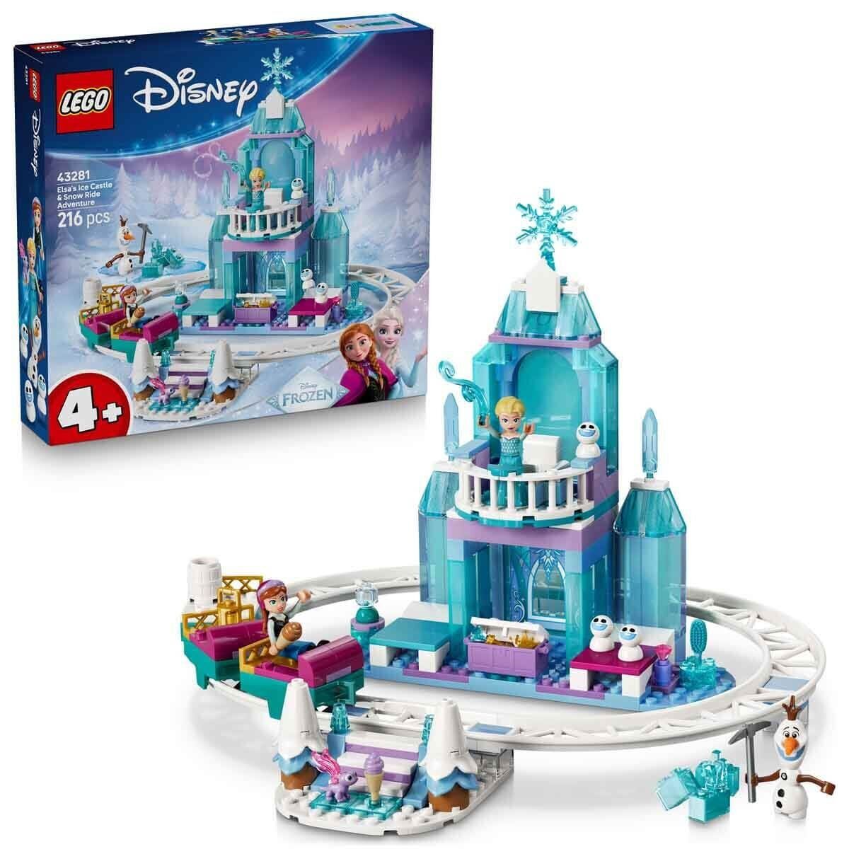 43281 Lego Disney Princess Elsanın Şatosu ve  Kızak Macerası 216 parça +4 yaş