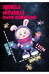 RS-9047C KUT.PİLLİ DANS EDEN ASTRONOT TAVŞAN -ZRV