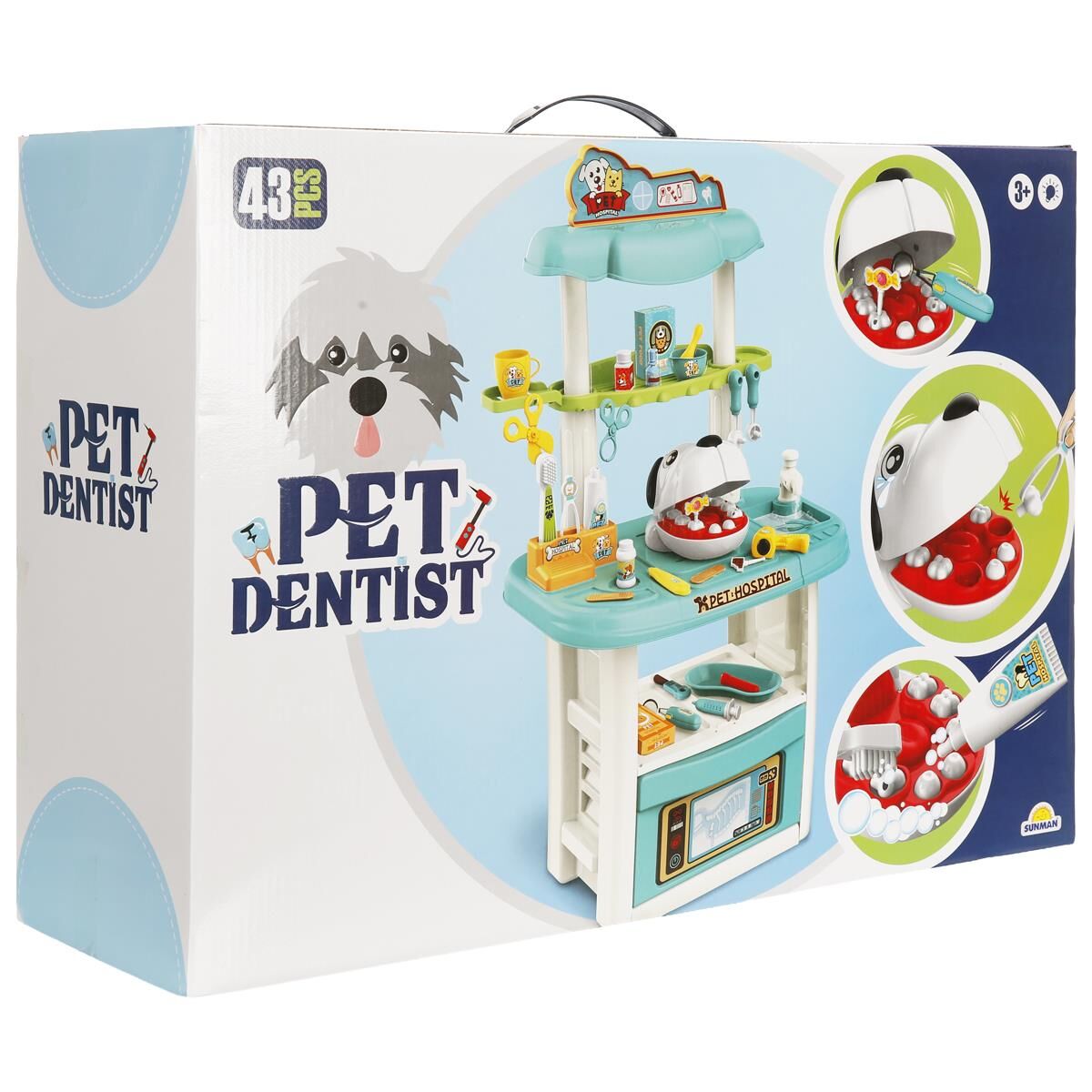 S00004902 DOKTOR SET HAYVAN DİŞÇİ SETİ 43PRÇ-SUN
