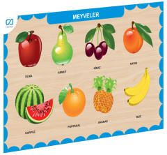 CAAHS-3206 CA GAMES AHŞAP MEYVELER BUL-TAK