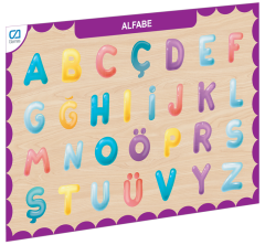 CAAHS-3208 CA GAMES AHŞAP ALFABE BUL-TAK
