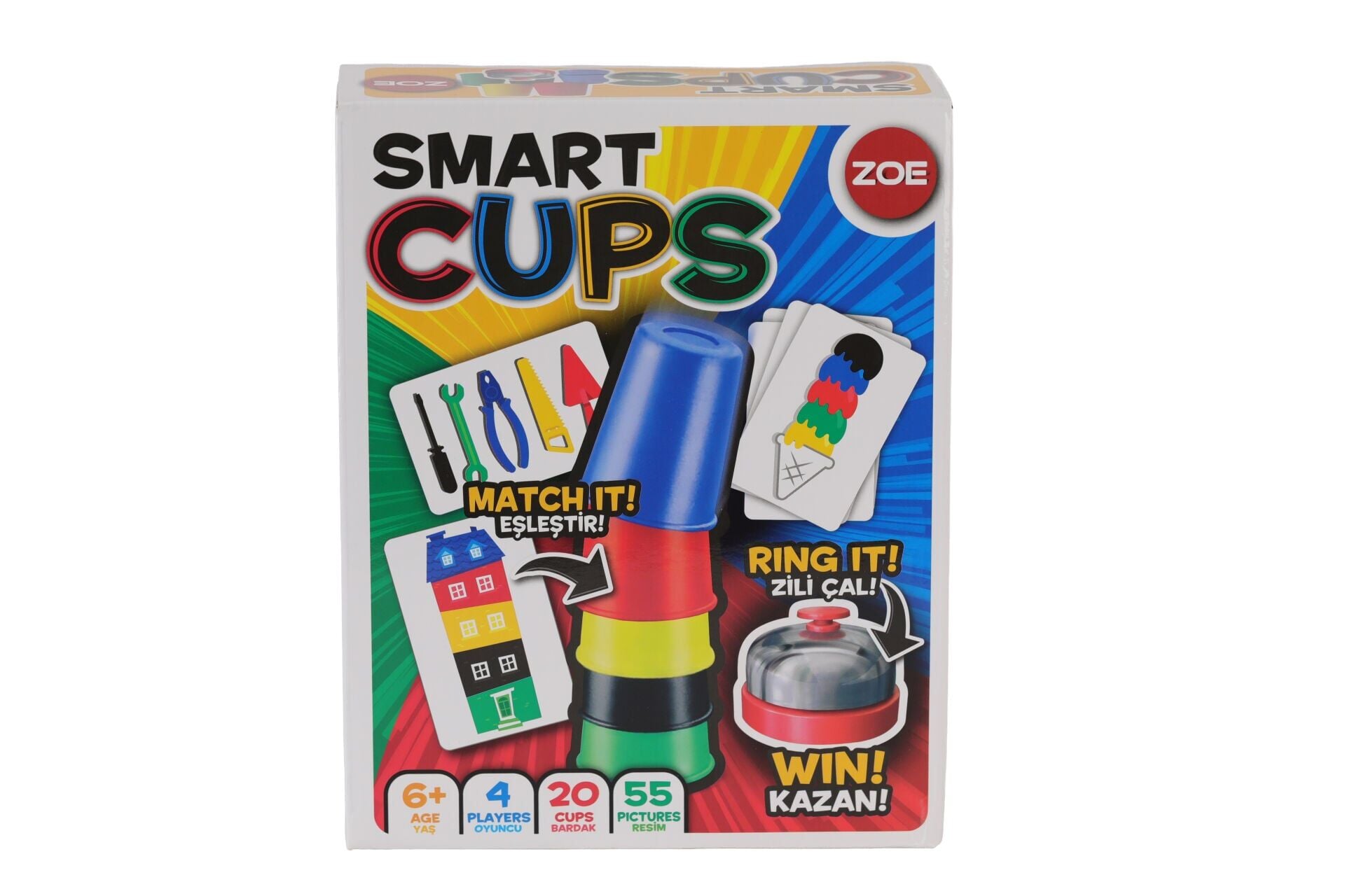26005 Zoe Smart Cups Kutu Oyunu