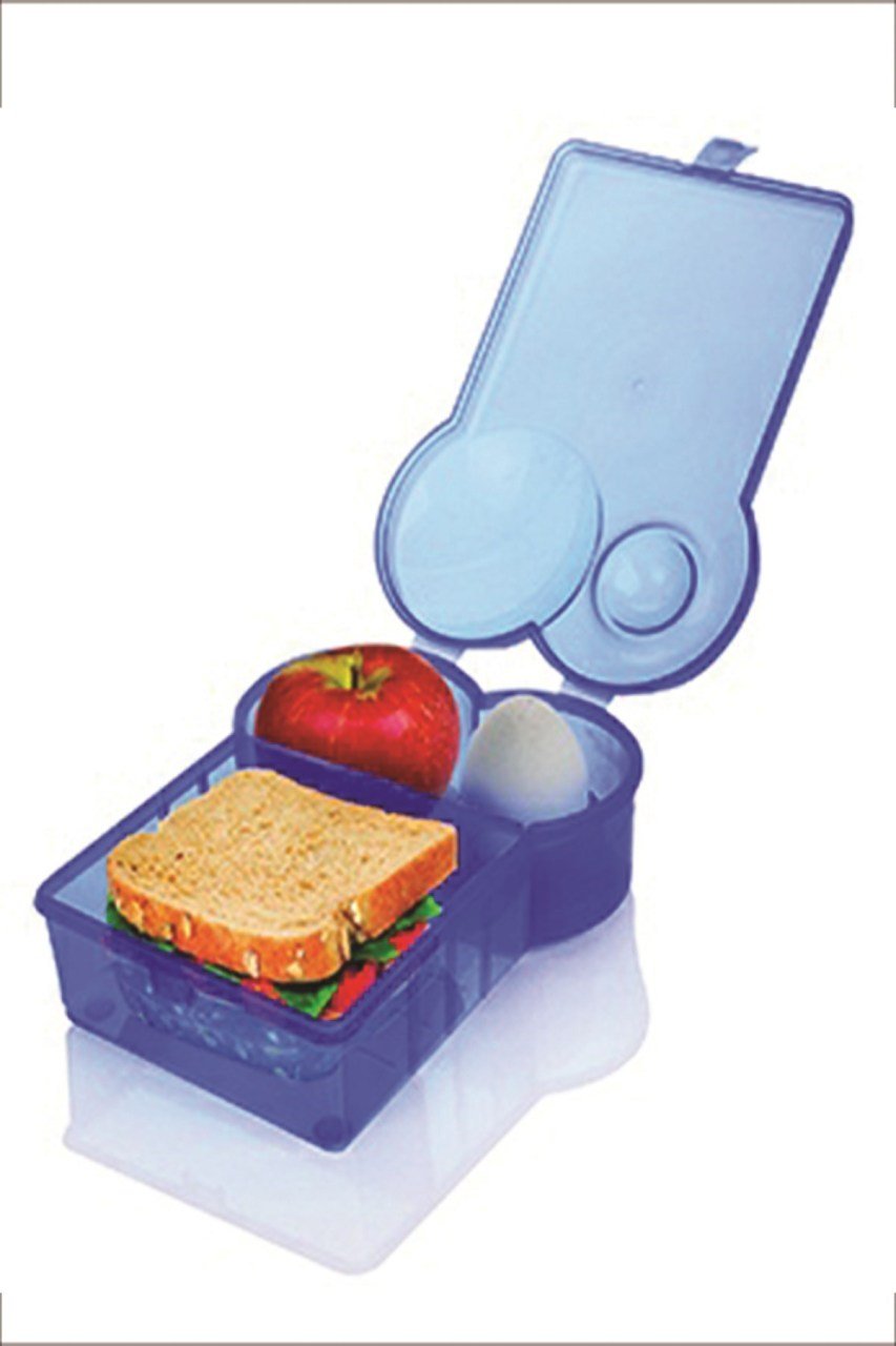 BUFFER® Kilitli Kapaklı Sıcak Tutan 3 Gözlü Beslenme Çantası Kutusu Kabı