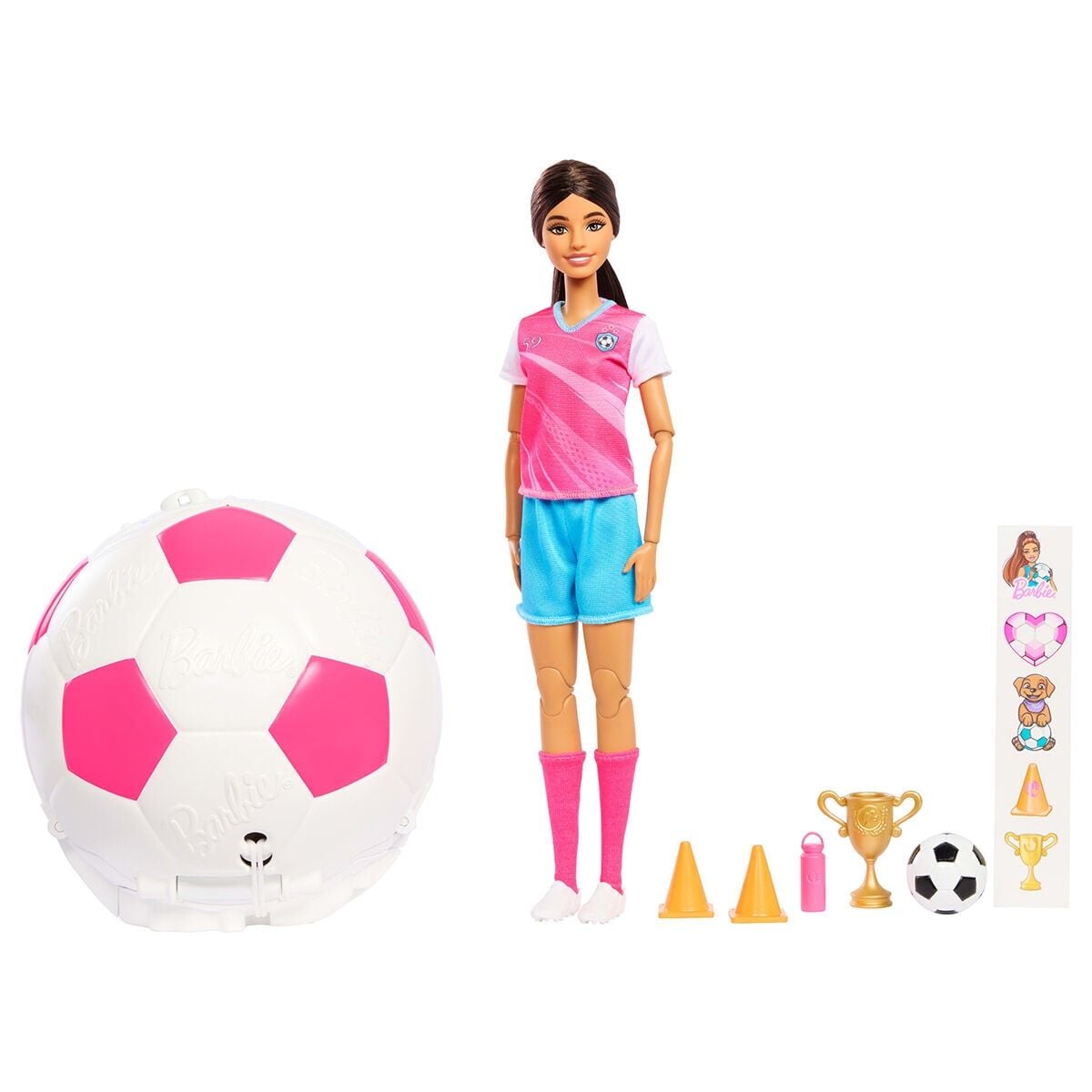 Jmk20 Barbie Futbolcu Bebek Ve Aksesuarları Team Barbıe Roll N Reveal