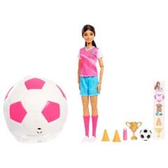 Jmk20 Barbie Futbolcu Bebek Ve Aksesuarları Team Barbıe Roll N Reveal