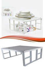 BUFFER® Dolap İçi Düzenleyici Organizer Mutfak Banyo Raf Aparat Alet