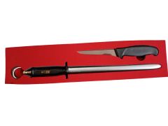 F.Zehr 30 cm Balık Sırtı Oval Masat ve Fibrox Saplı Sıyırma Bıçak Seti (2023 Özel Seri)