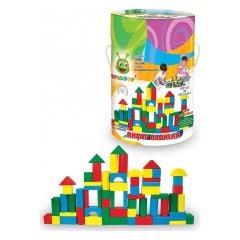 KR017 WOODOY 60 PARÇA KÜÇÜK KOVALI BLOKLAR