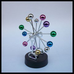 BUFFER® Dekoratif Masaüstü Renkli Manyetik Dönen Denge Topu Küreler